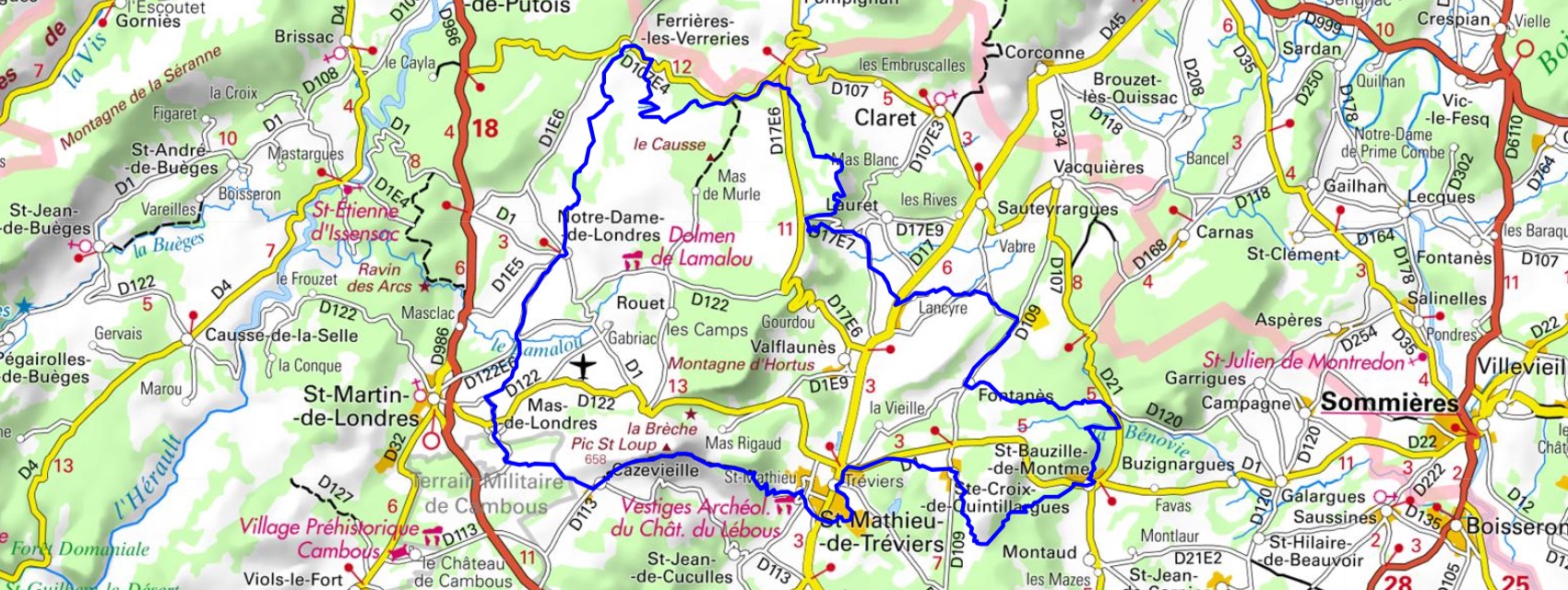 Hiking around Grand Pic Saint-Loup from Vinyards to Causses (Herault) 1