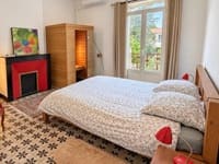Comfortable room for GR653 hikers to rest