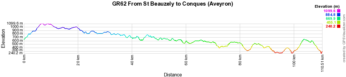GR62 Hiking from St Beauzely to Conques (Aveyron) 2