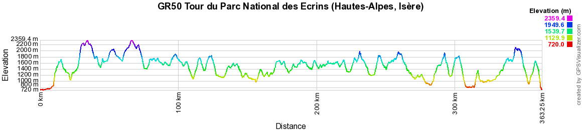 GR50 Randonnée autour du Parc National des Ecrins (Hautes-Alpes, Isère) 2