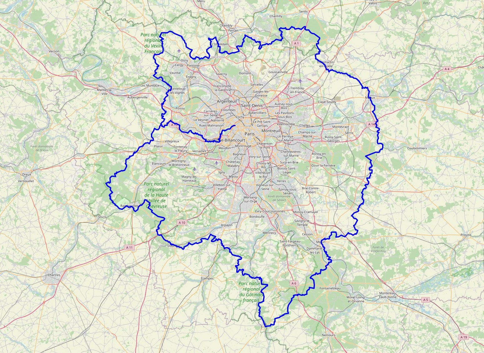 GR1 Randonnée autour de la région Ile de France 1