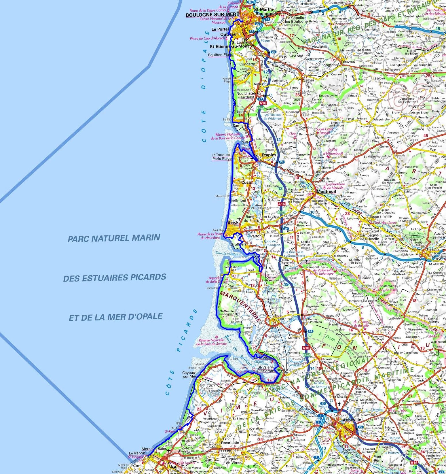 GR120 Hiking from Boulogne-sur-Mer (Pas-de-Calais) to Le Tréport (Seine-Maritime) 1