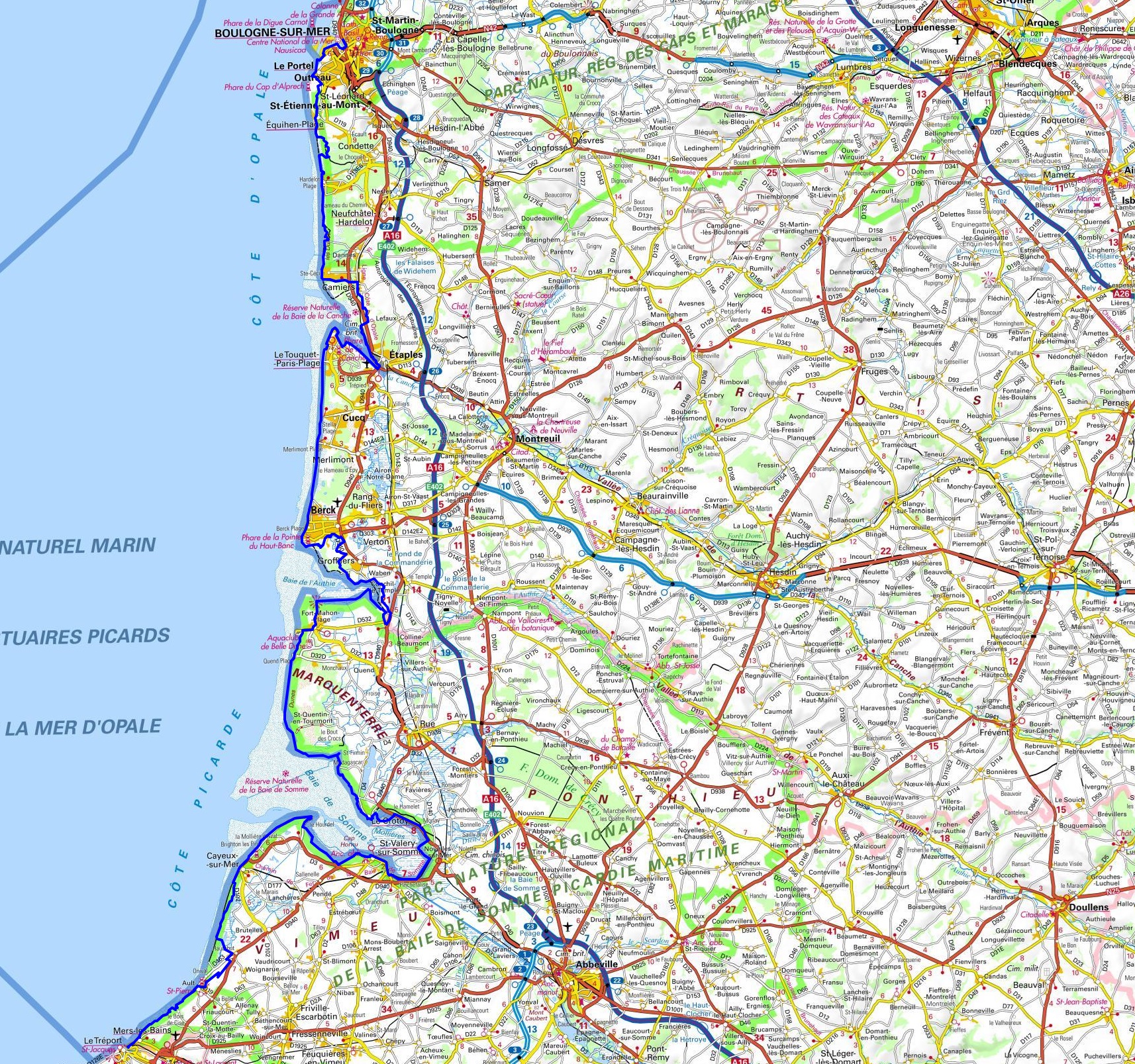 GR120 Randonnée de Boulogne-sur-Mer (Pas-de-Calais) à Le Tréport (Seine-Maritime) 1