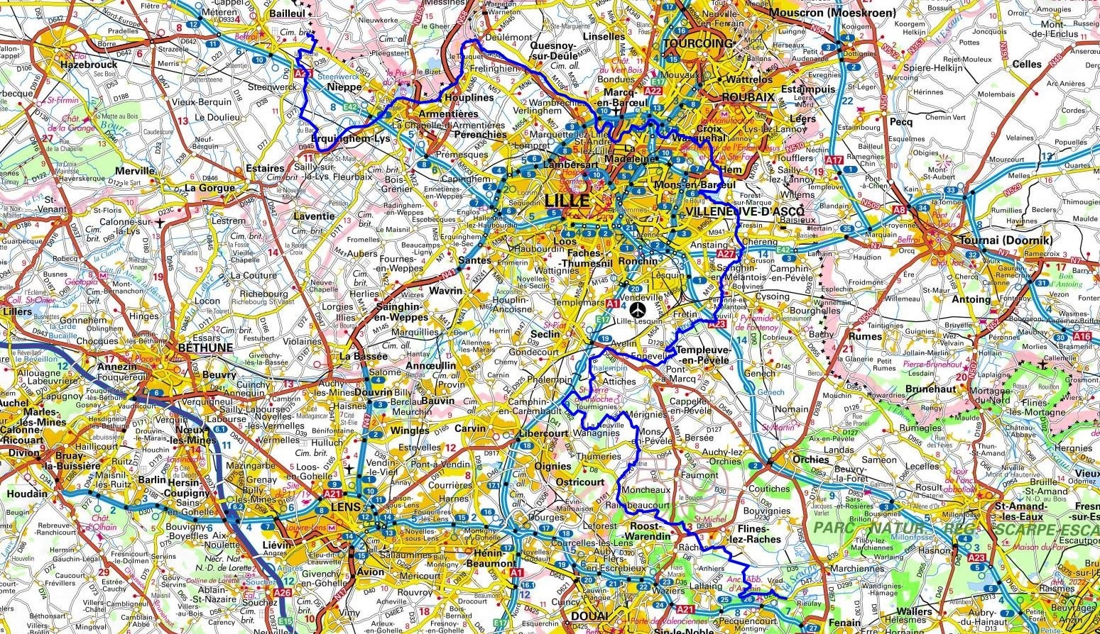 GR121 Randonnée de Bailleul (Frontière France-Belgique) à Rieulay (Nord) 1