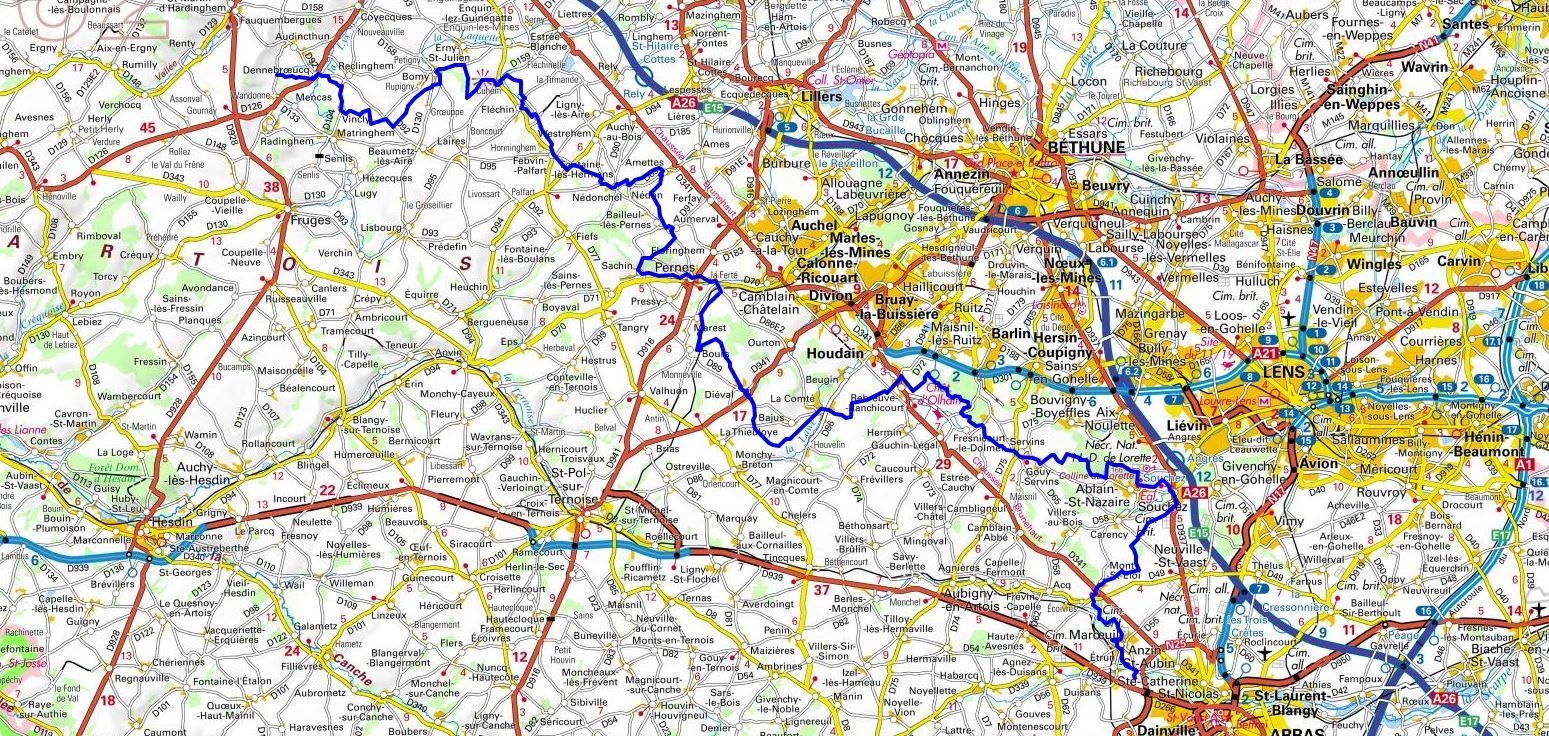 GR127 Randonnée de Dennebrœucq à Duisans (Pas-de-Calais) 1