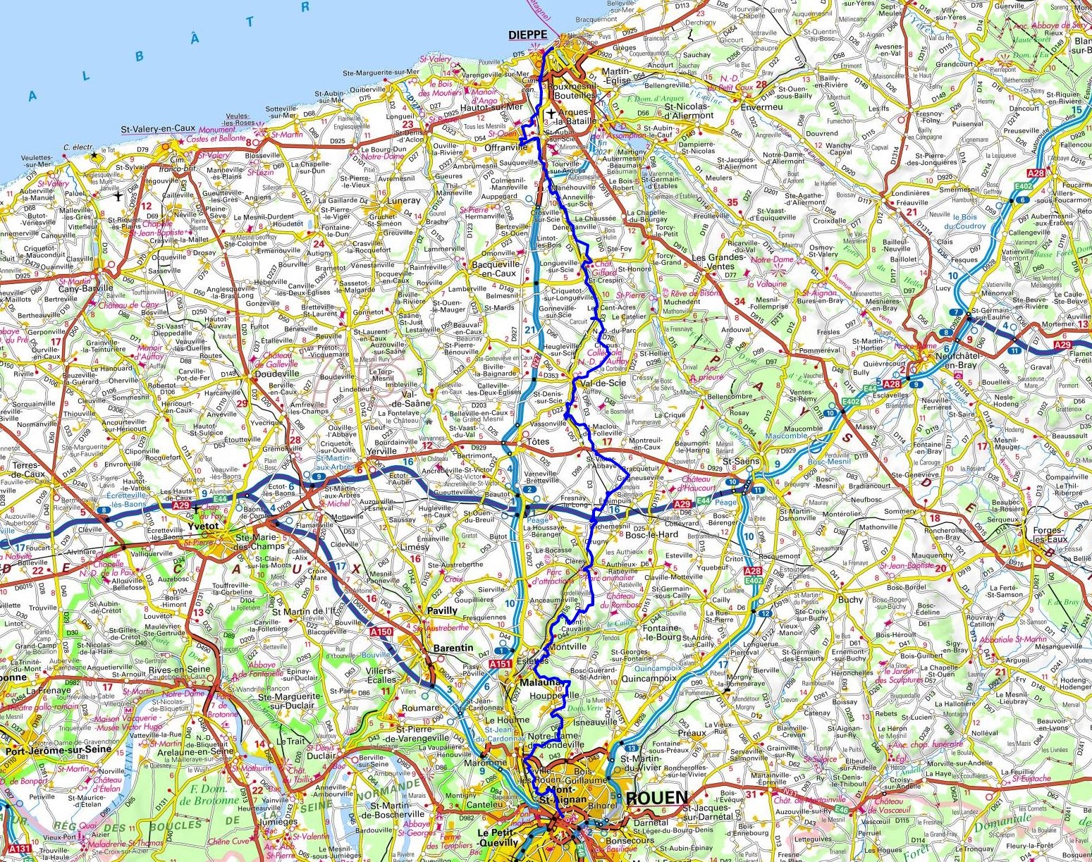 GR210 Randonnée de Dieppe à Rouen (Seine-Maritime) 1