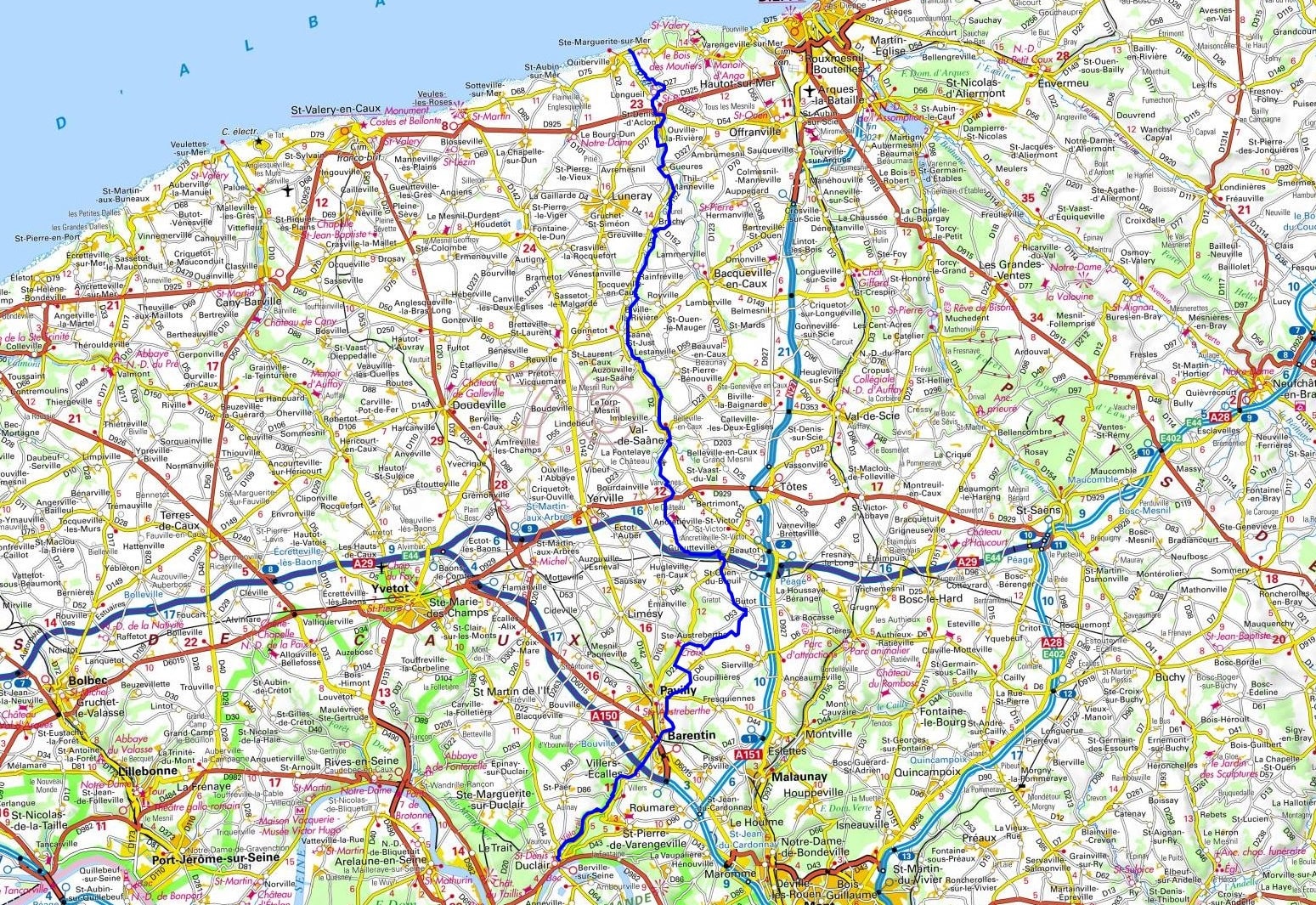 GR212 Randonnée de Ste Marguerite-sur-Mer à Duclair (Seine-Maritime) 1