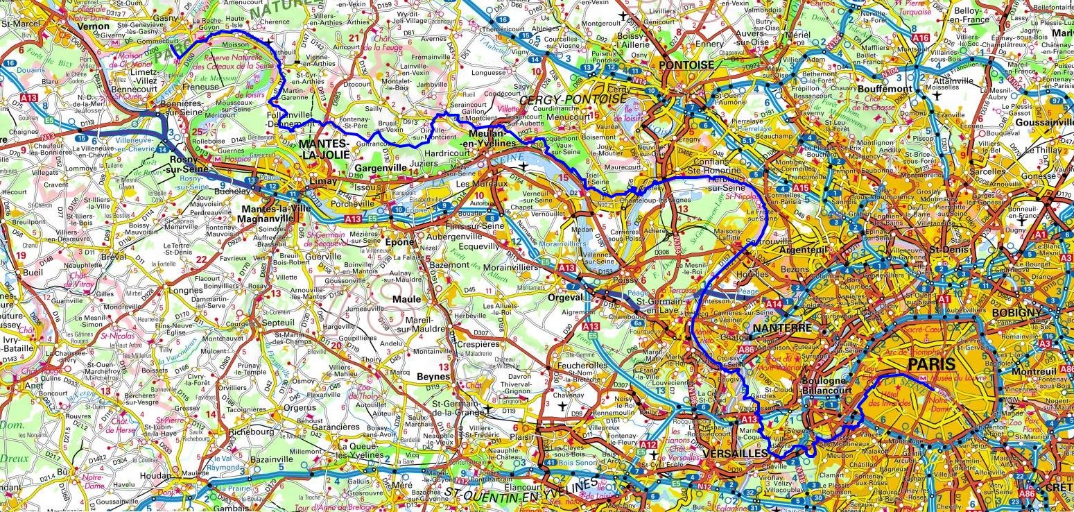 GR2 Walking from Paris (Ile-de-France) to Gommecourt (Yvelines) 1