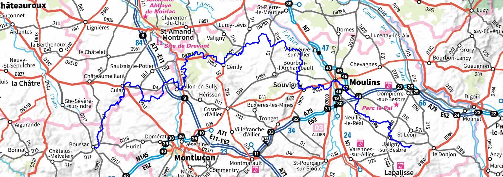 GR303 Randonnée de Néris-les-Bains à Montcombroux-les-Mines (Allier) 1