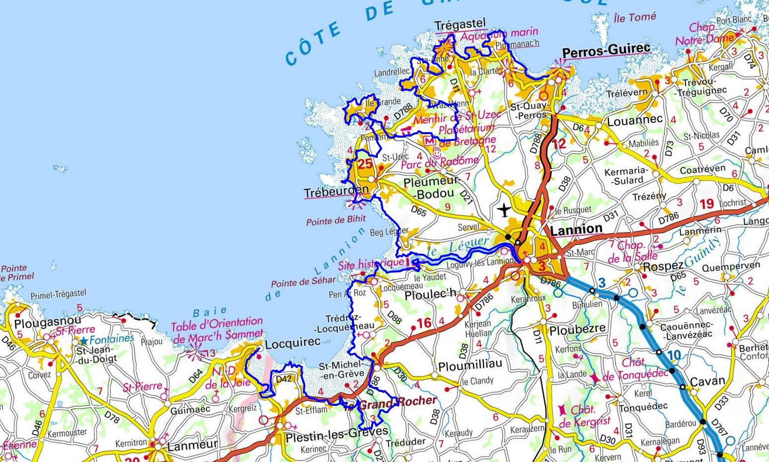 GR34 Walking from Perros-Guirec (Cotes-d'Armor) to Locquirec (Finistere) 1