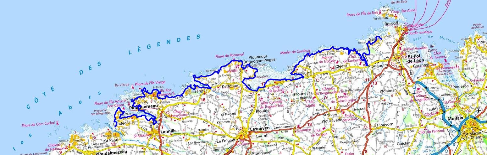 GR34 Walking from Santec to Broennou (Finistere) 1
