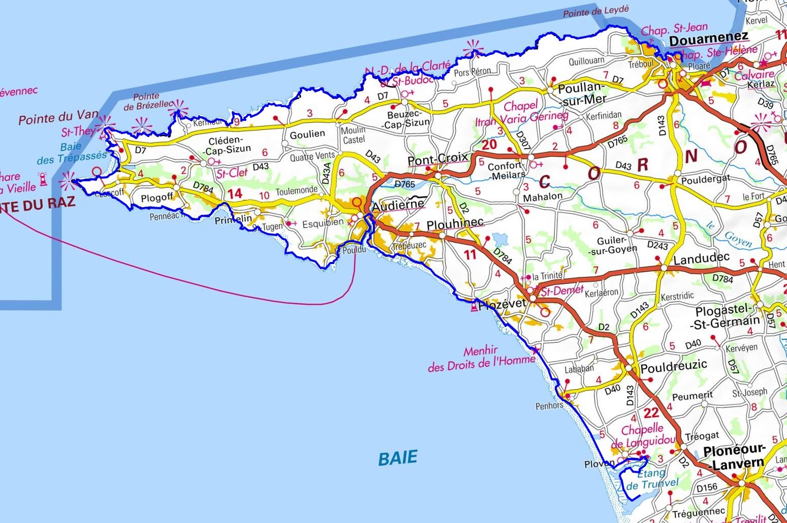 GR34 Walking from Douarnenez to Trunvel (Finistere) 1