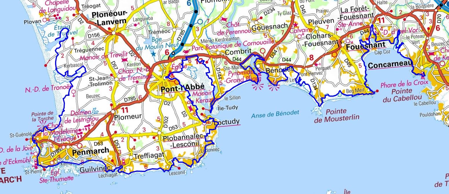GR34 Walking from Trunvel to Concarneau (Finistere) 1