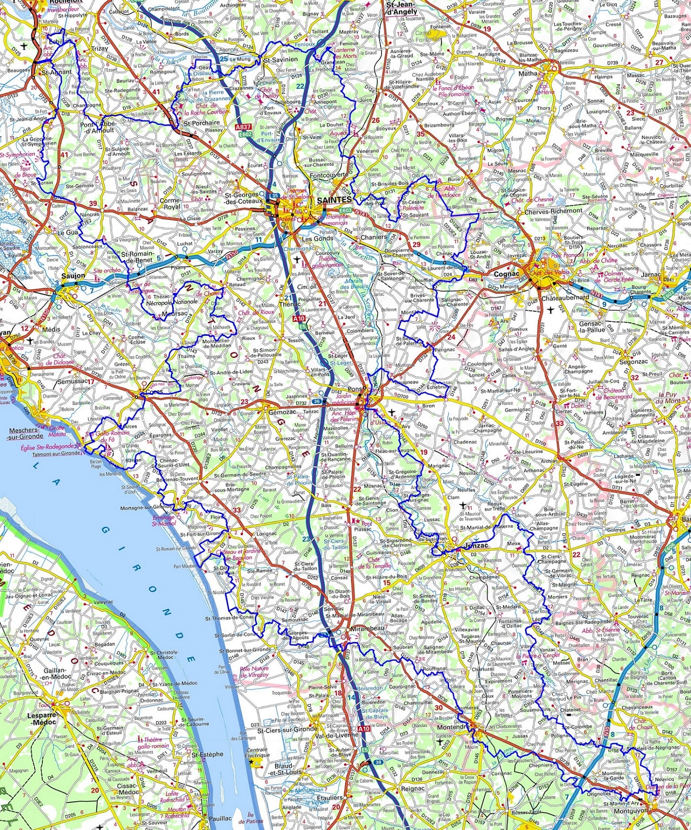 GR360 Hiking around Saintonge former province (Charente-Maritime) 1