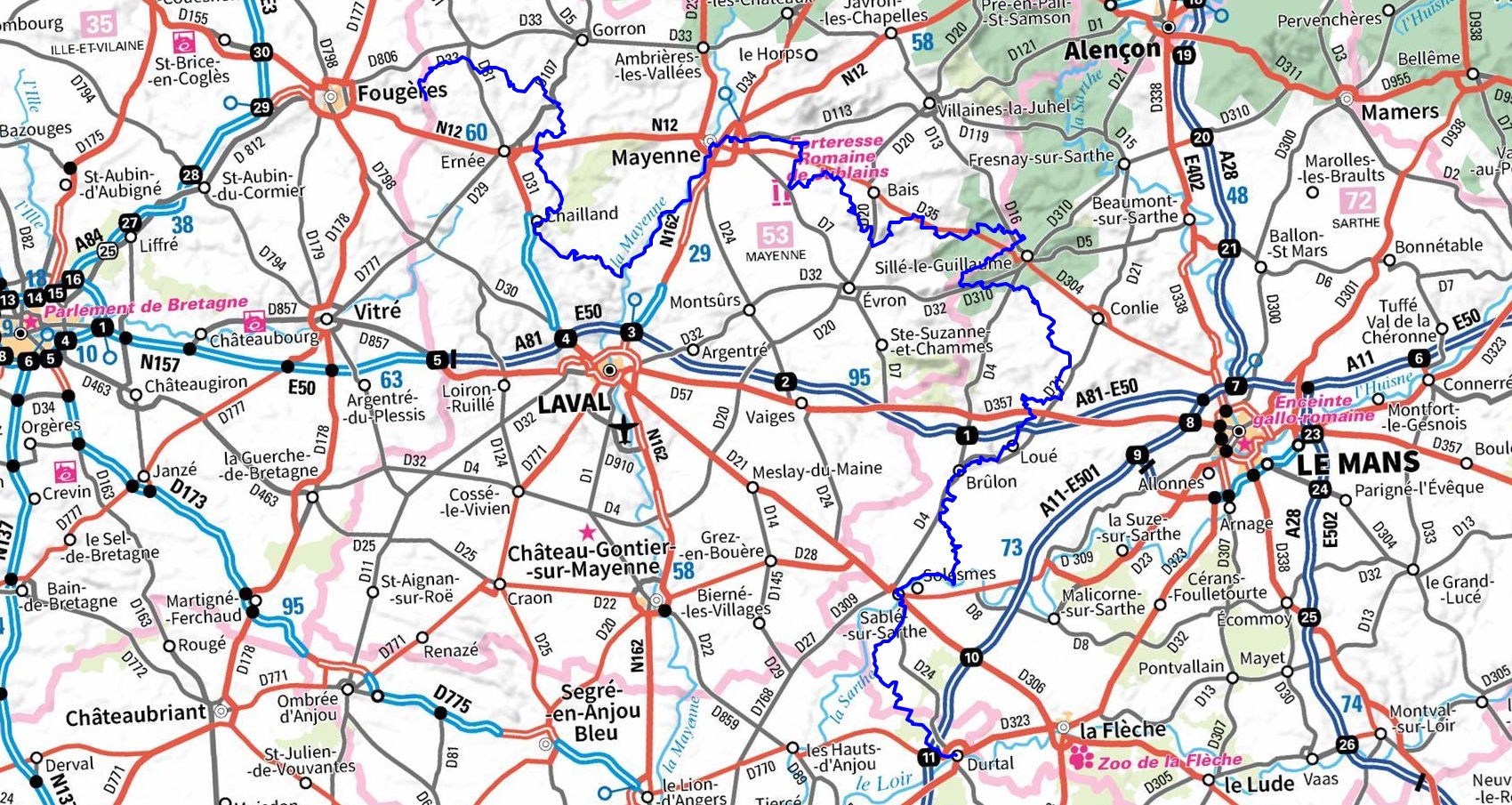 GR365 Randonnée de La Chapelle-Janson (Ille-et-Vilaine) à Durtal (Maine-et-Loire) 1