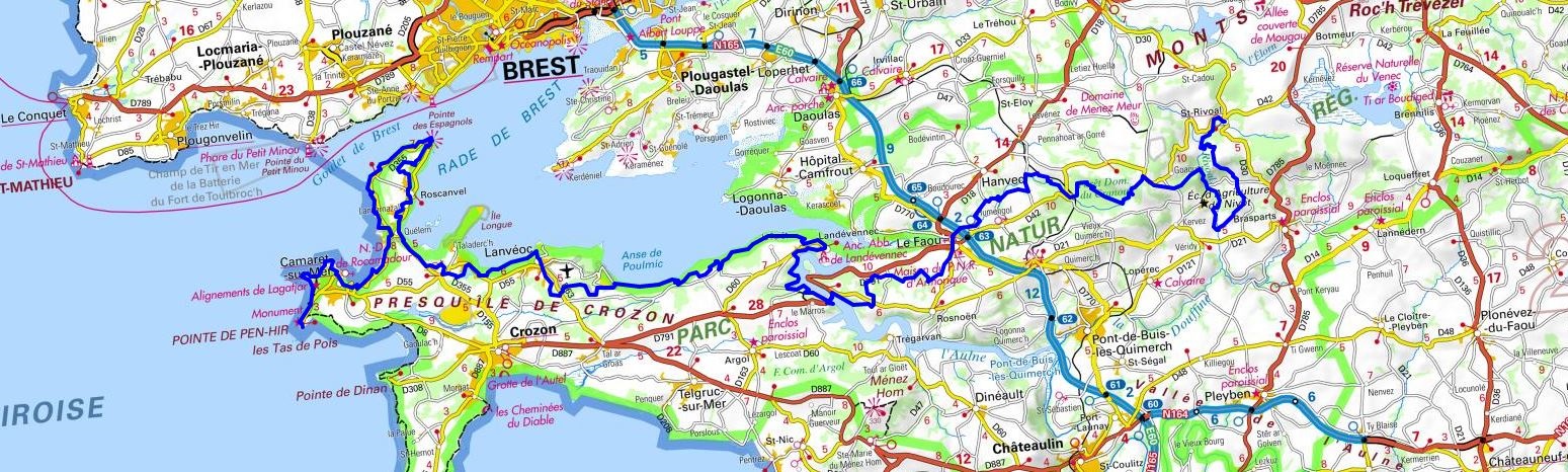 GR37 Hiking from Saint-Rivoal to Camaret-sur-Mer (Finistere) 1