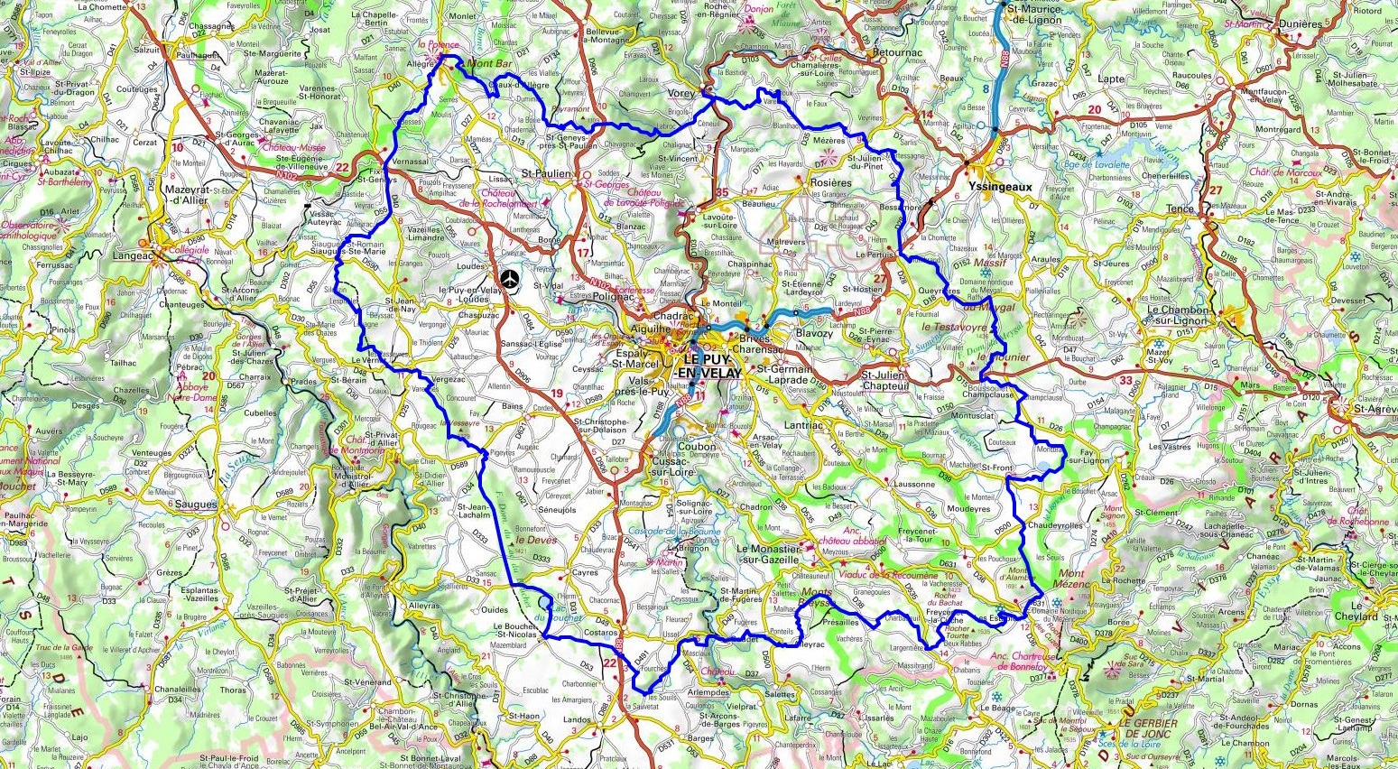 GR40 Randonnée avec le Tour du Velay (Haute-Loire) 1