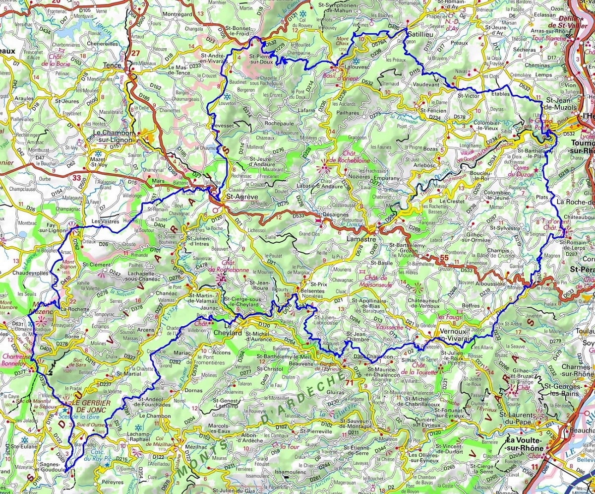 GR420 Hiking on the Tour of Haut-Vivarais (Ardeche) 1
