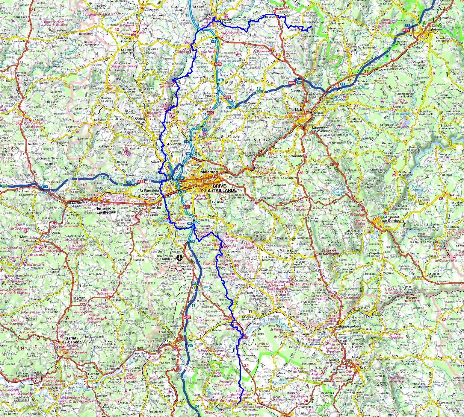 GR46 From La Mechaussie (Correze) to Rocamadour (Lot) 1