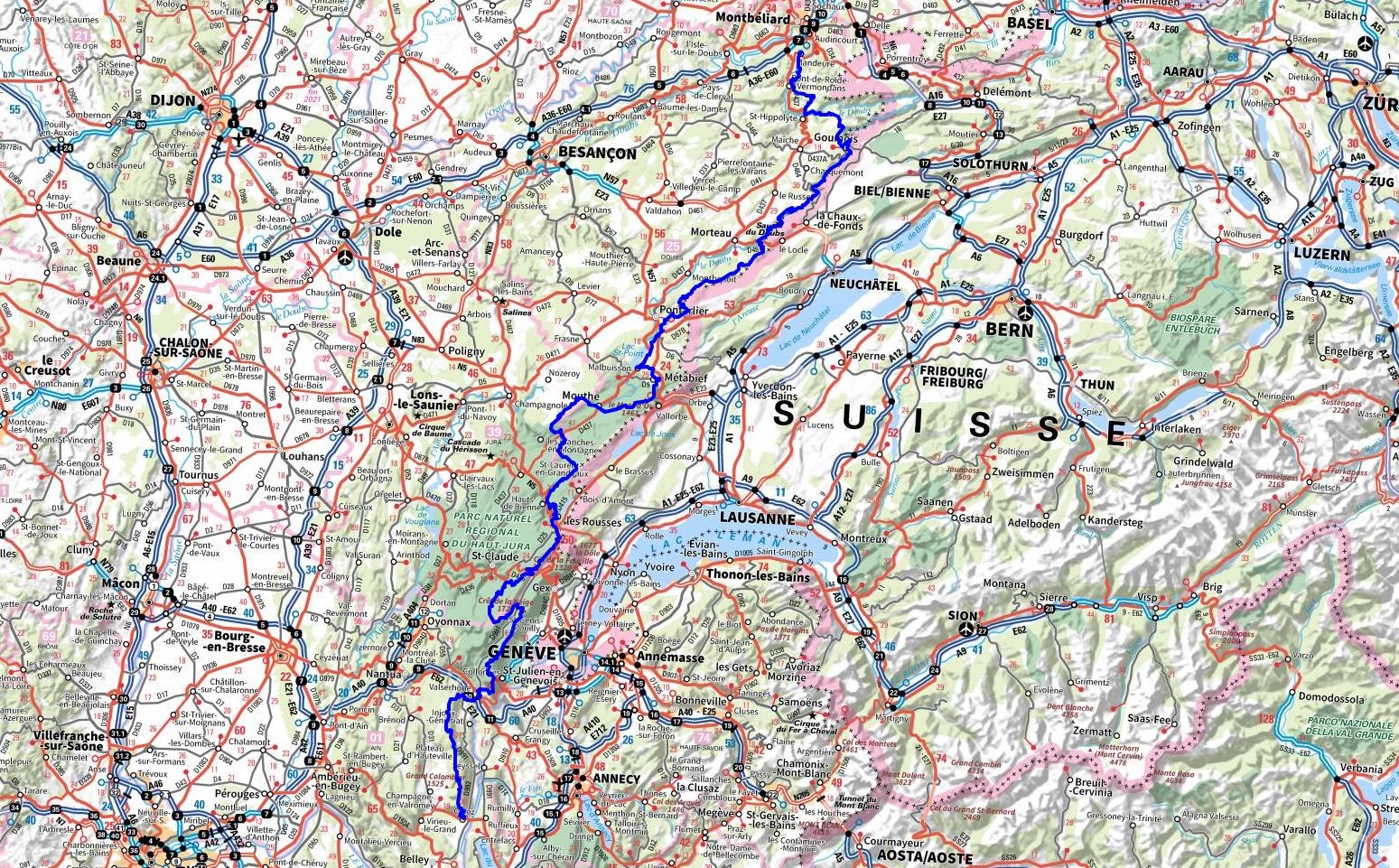 GR509 Hiking on the Great crossing of Jura (GTJ) 1