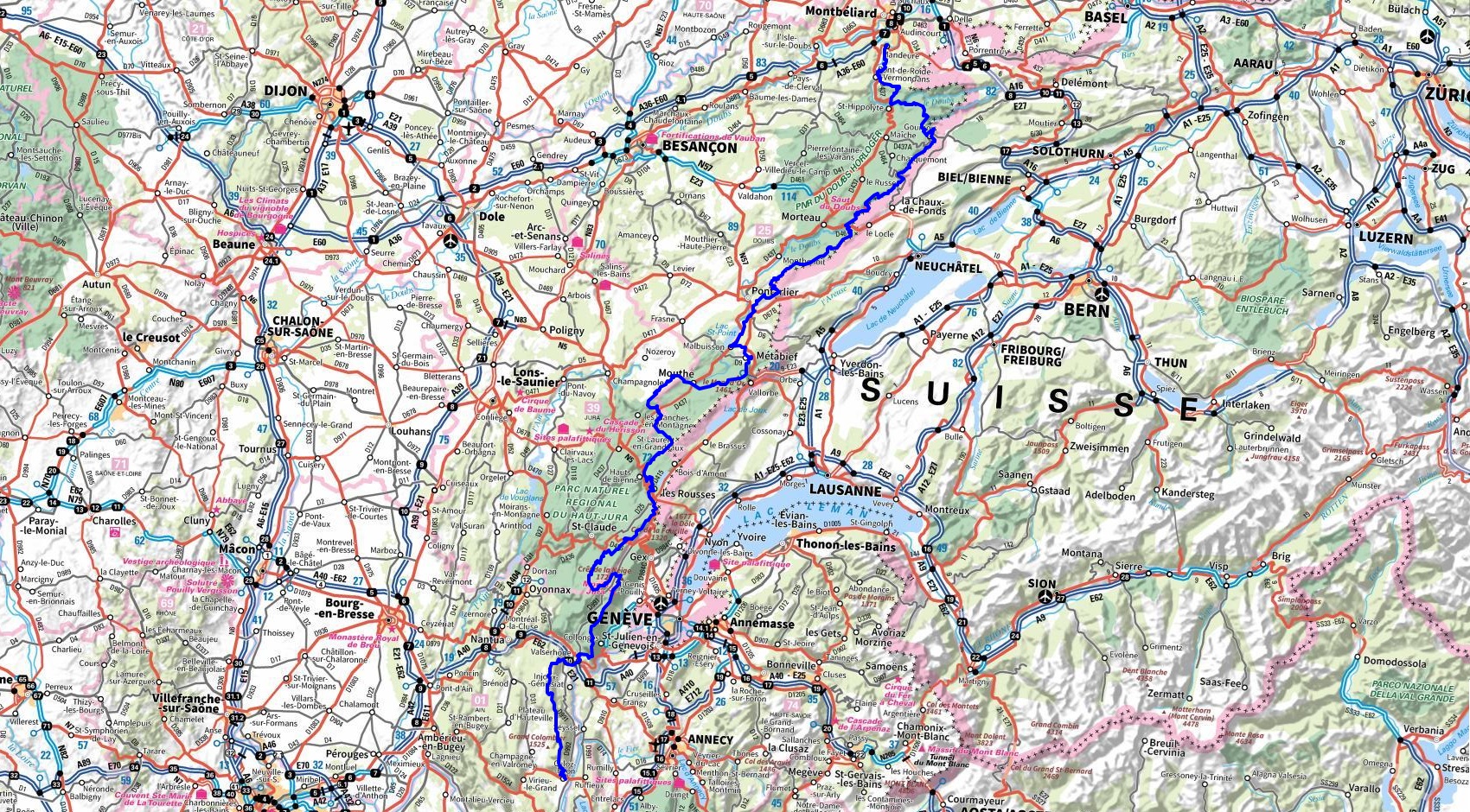 GR509 Hiking on the Great crossing of Jura (GTJ) 1