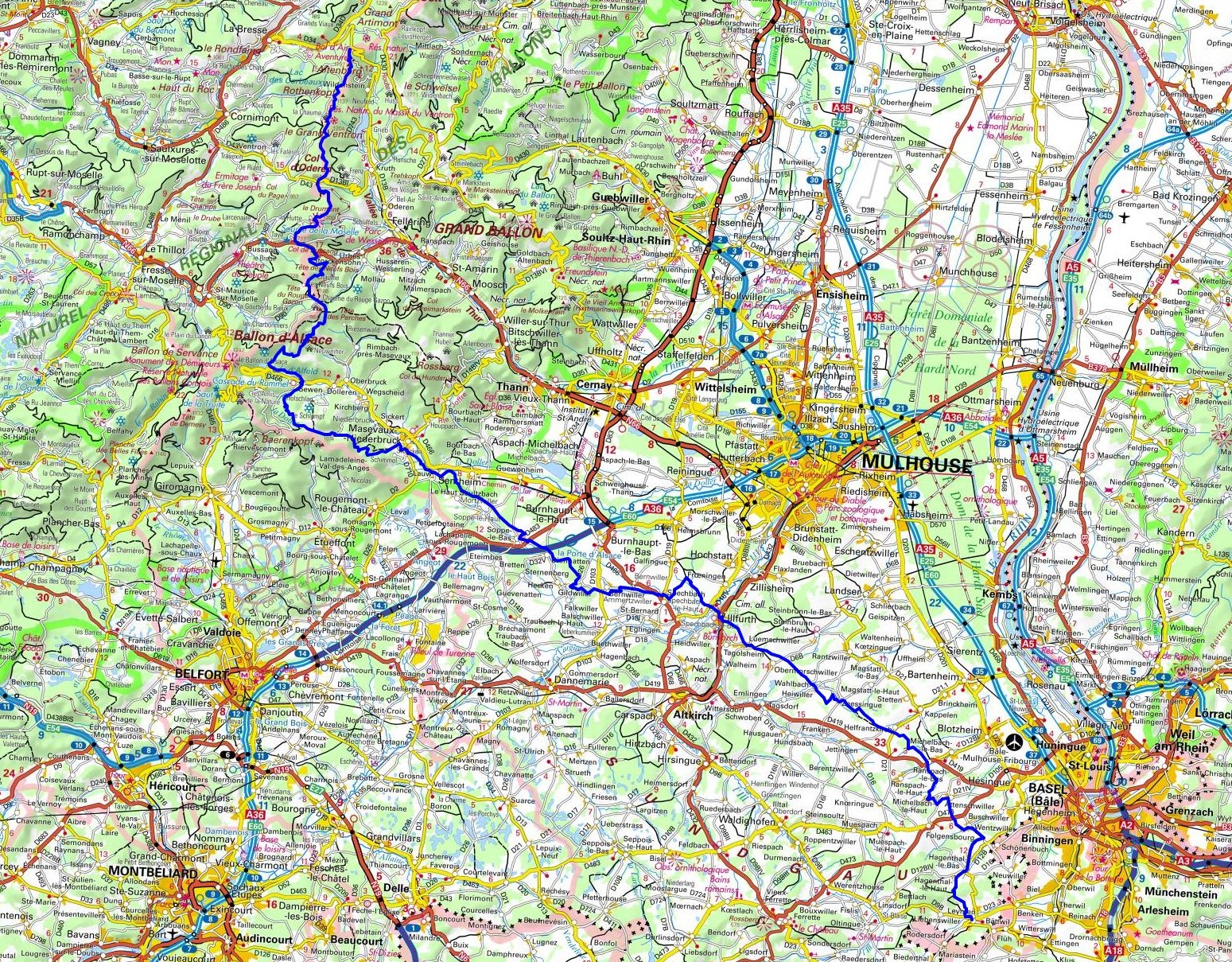 GR531 Hike from Bramont Pass to Leymen (Haut-Rhin) 1