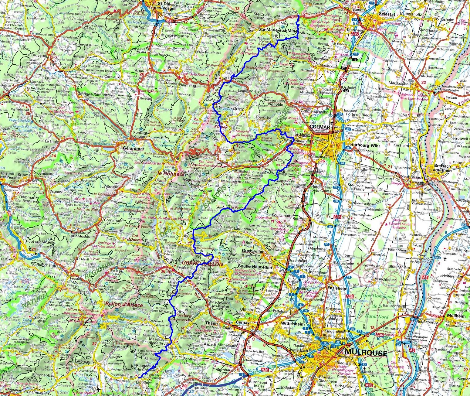 GR532 From Liepvre (Haut-Rhin) to Etueffont (Territoire de Belfort) 1