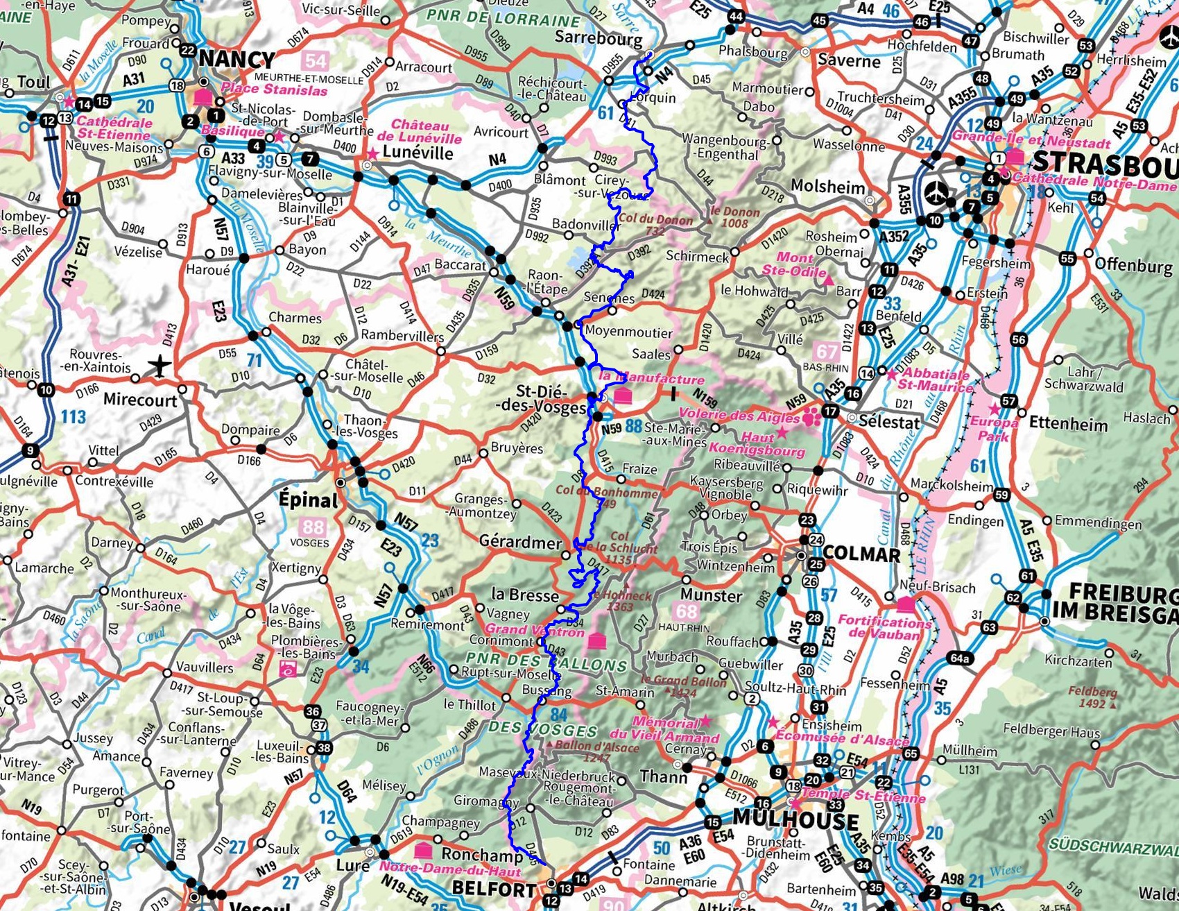 GR®533 Crêtes et lacs des Vosges 1