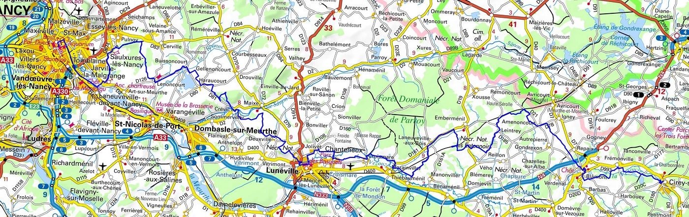 GR534 Hiking from Nancy to Cirey-sur-Vezouze (Meurthe-et-Moselle) 1