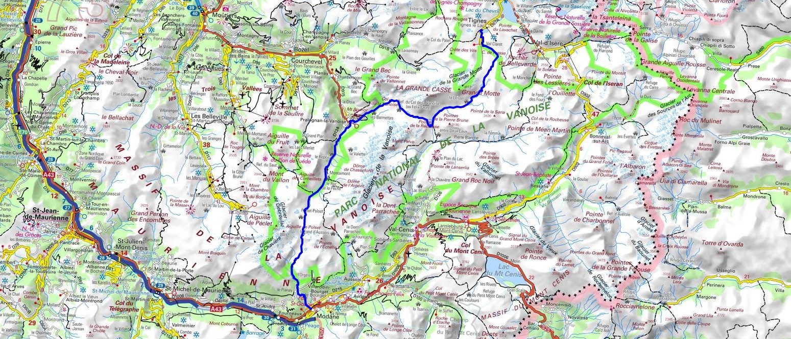 GR55 Hiking from Tignes to Modane (Savoie - National Park of Vanoise) 1