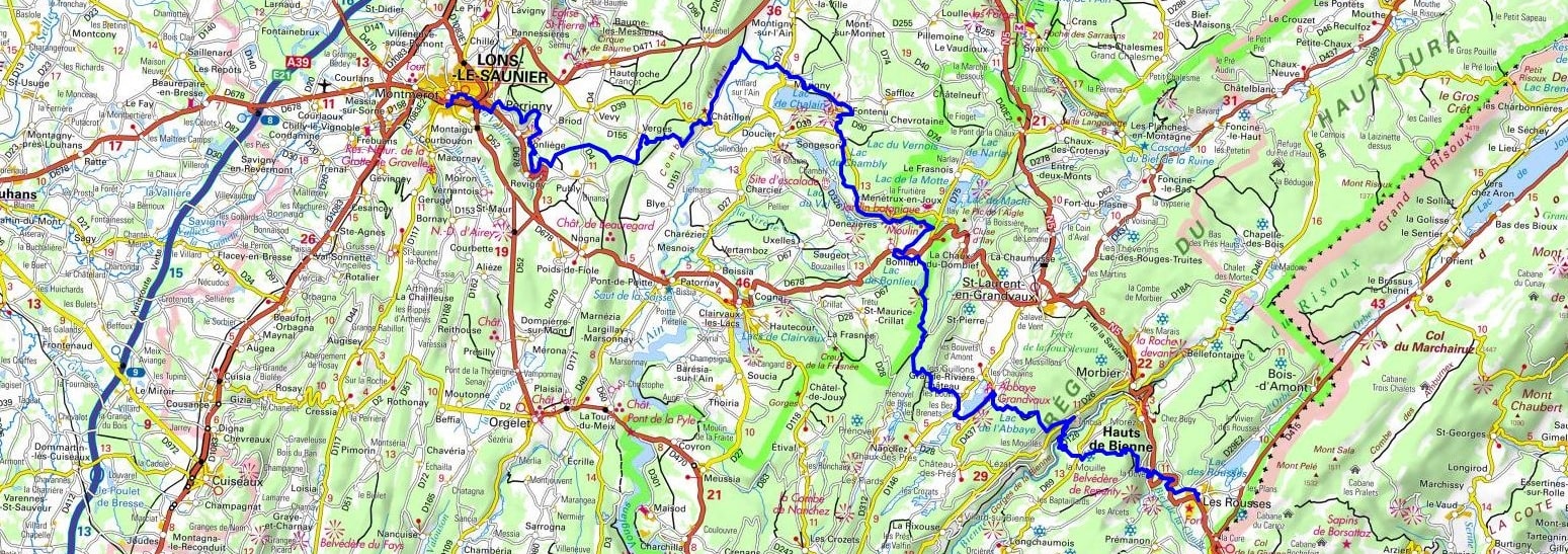 GR®559 Hiking from Lons-le-Saunier to Les Rousses (Jura) 1