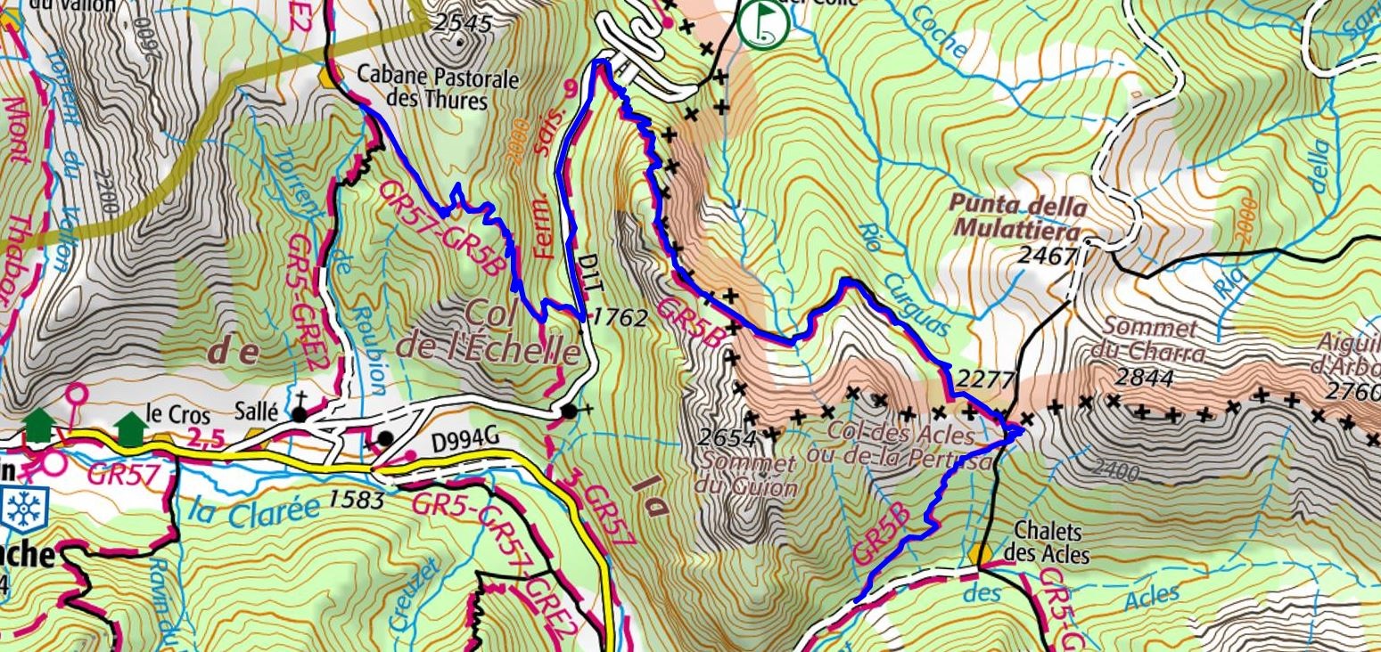 GR®5B Randonnée de la Cabane Pastorale des Thures à l'Oratoire Saint Roch (Hautes-Alpes) 1