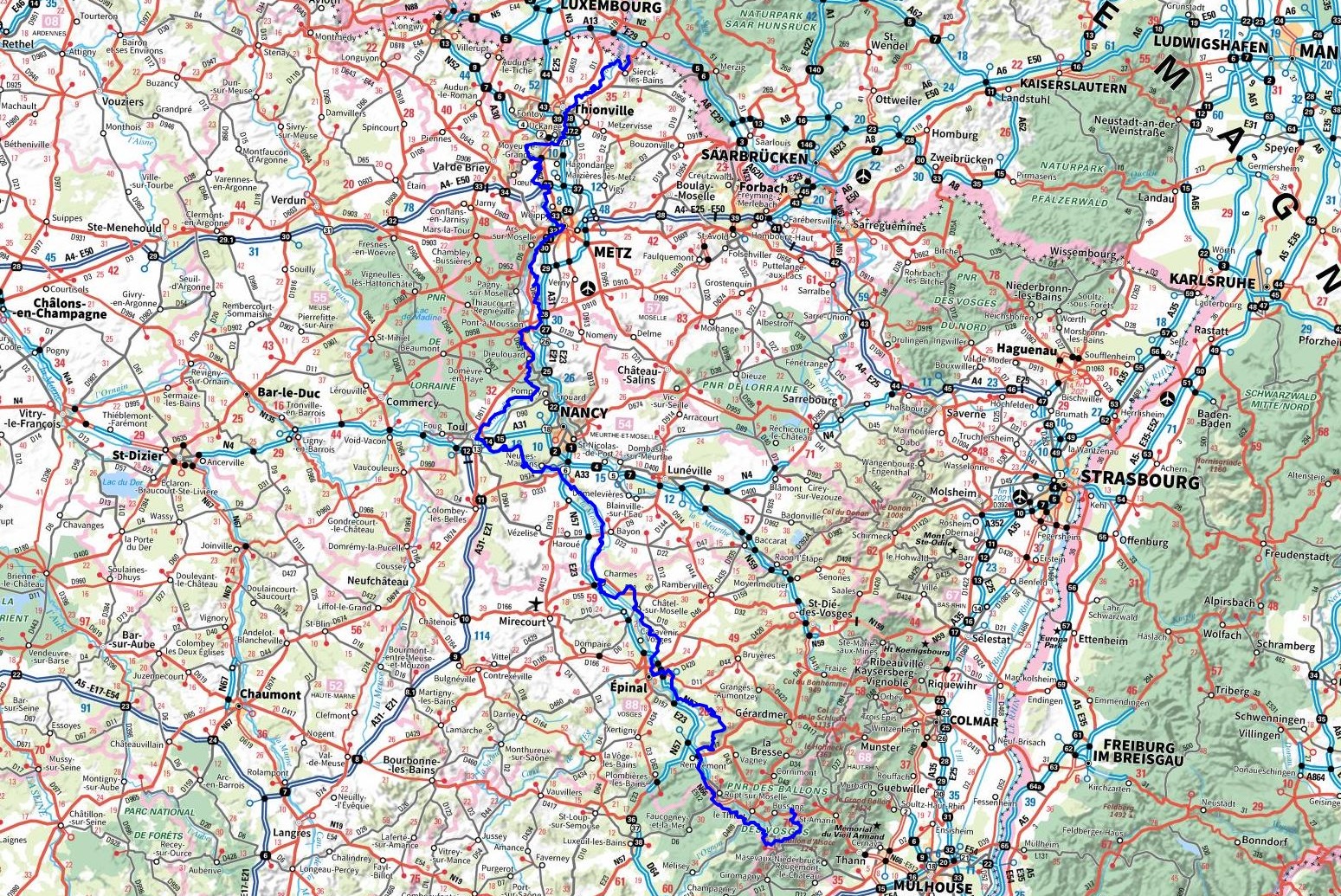 GR®5F Randonnée de Apach (Moselle) à Bussang (Vosges) 1