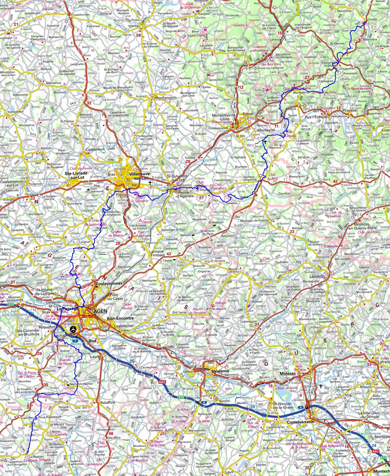 Gr 652 Walking From Cazals Lot To La Romieu Gers
