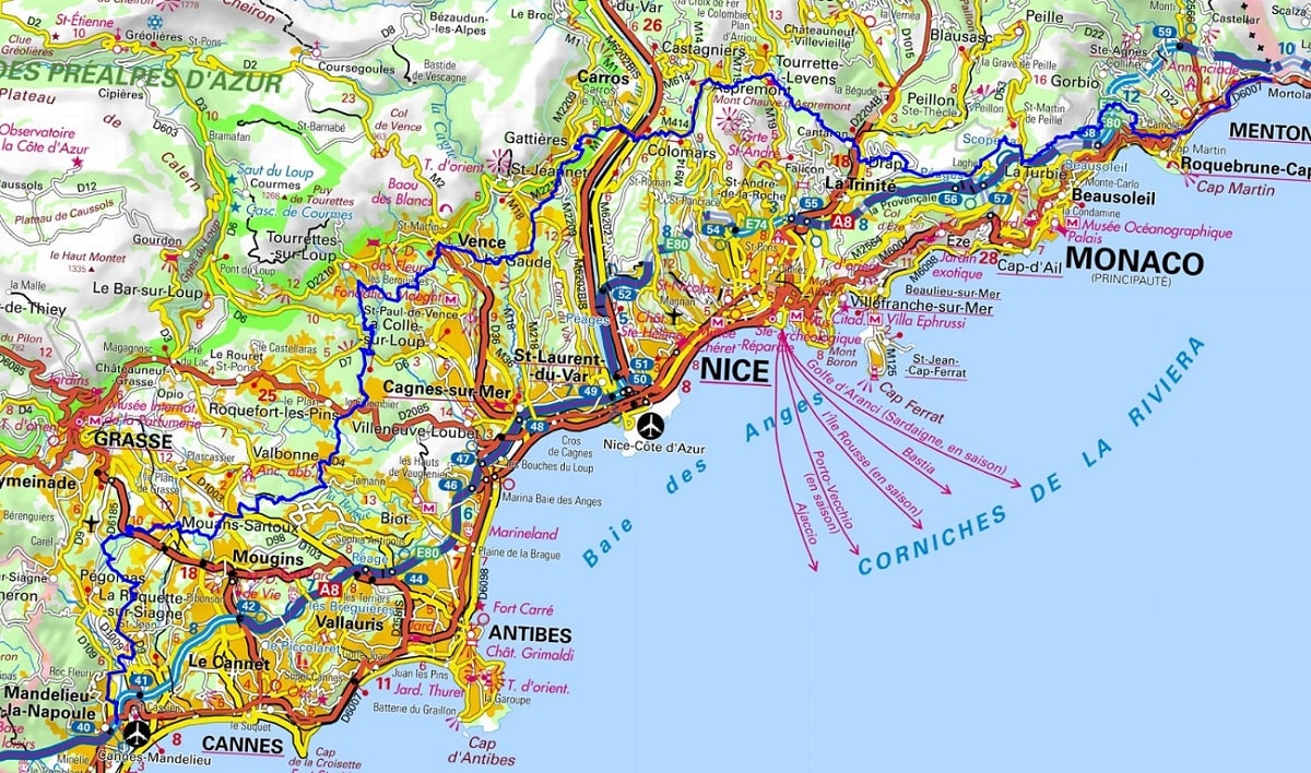 GR653A Hiking from Menton to Mandelieu-la-Napoule (Alpes-Maritimes) 1
