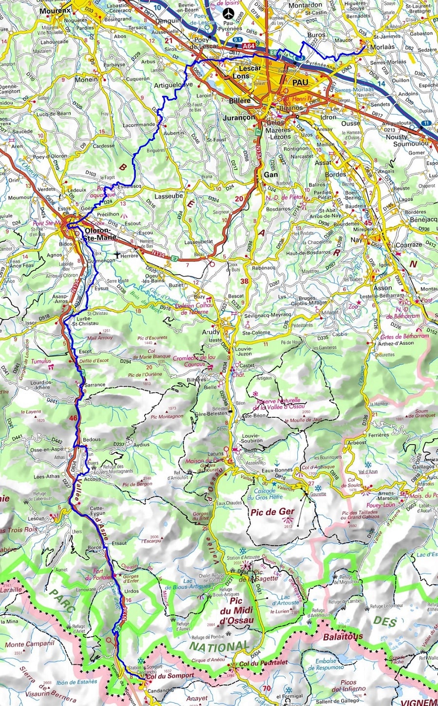 GR653 Randonnée de Morlaàs au Col du Somport (Pyrénées-Atlantiques) 1
