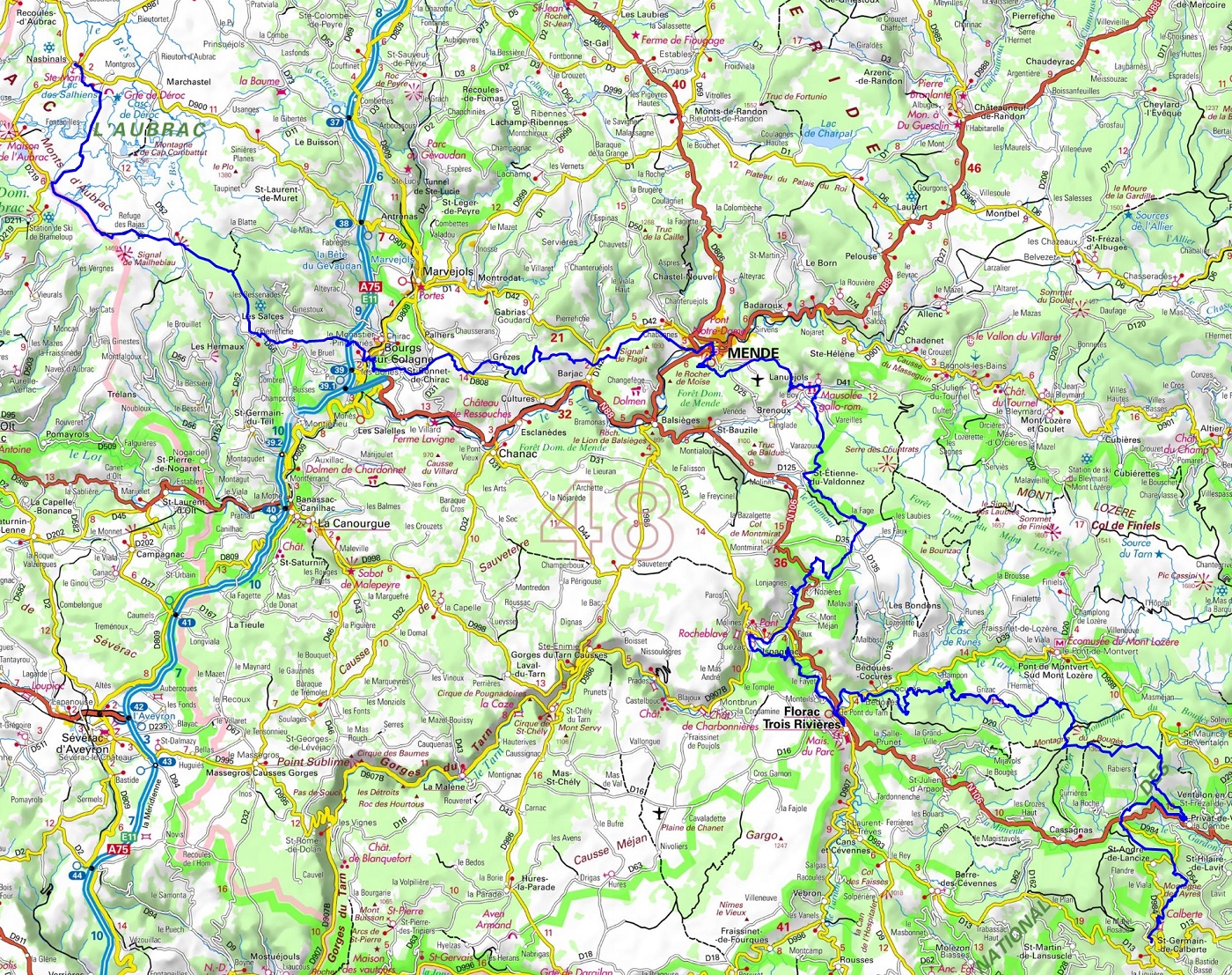 GR®670 De Nasbinals à St Germain de Calberte (Lozère) 1
