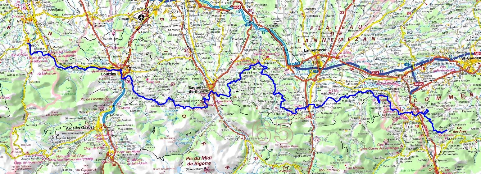 GR78 Hiking from Genos (Hautes-Pyrenees) to Asson (Pyrenees-Atlantiques) 1