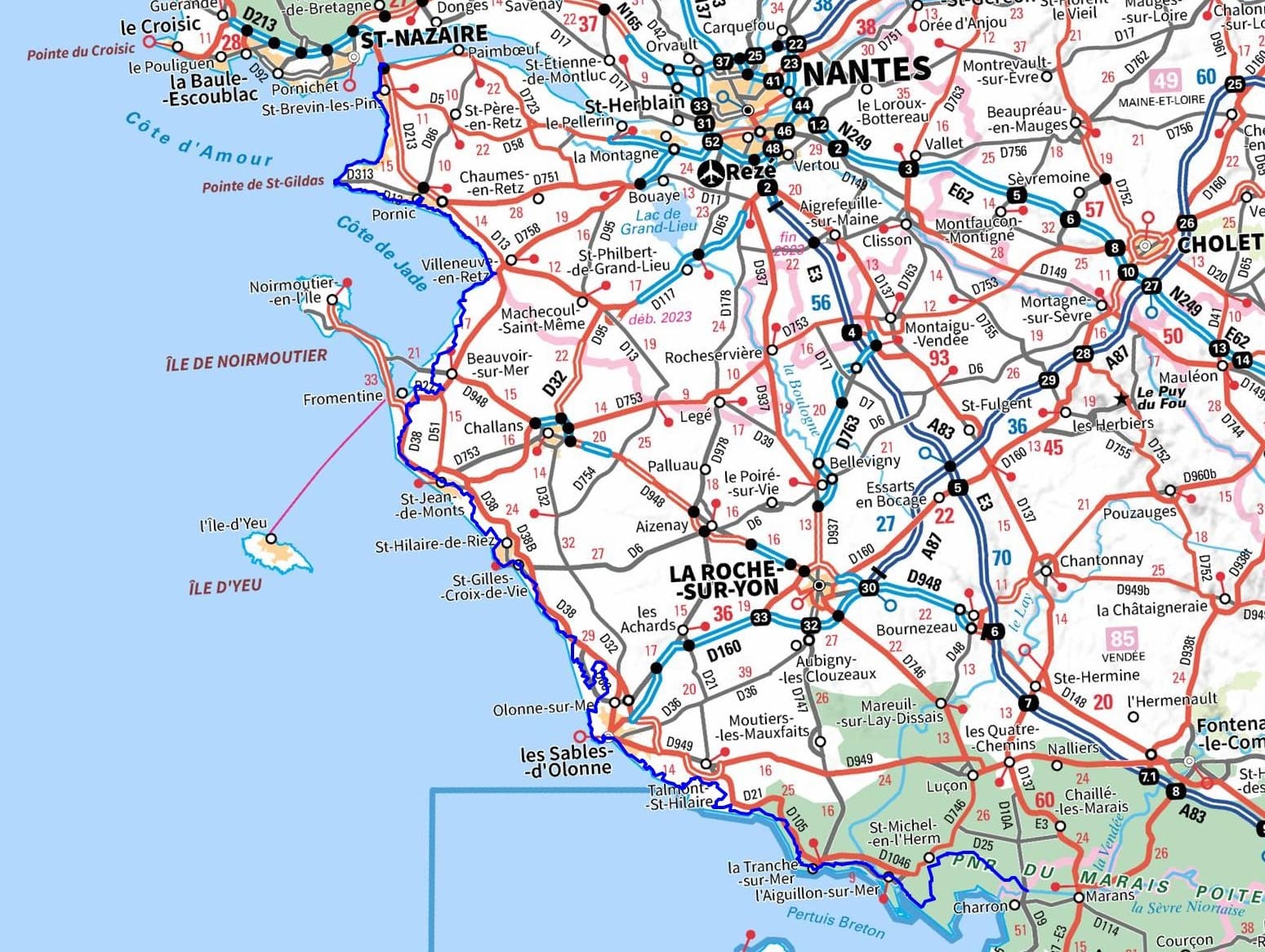 GR®8 From Saint-Brevin-les-Pins (Loire-Atlantique) to Sevre Niortaise River (Vendee) 1