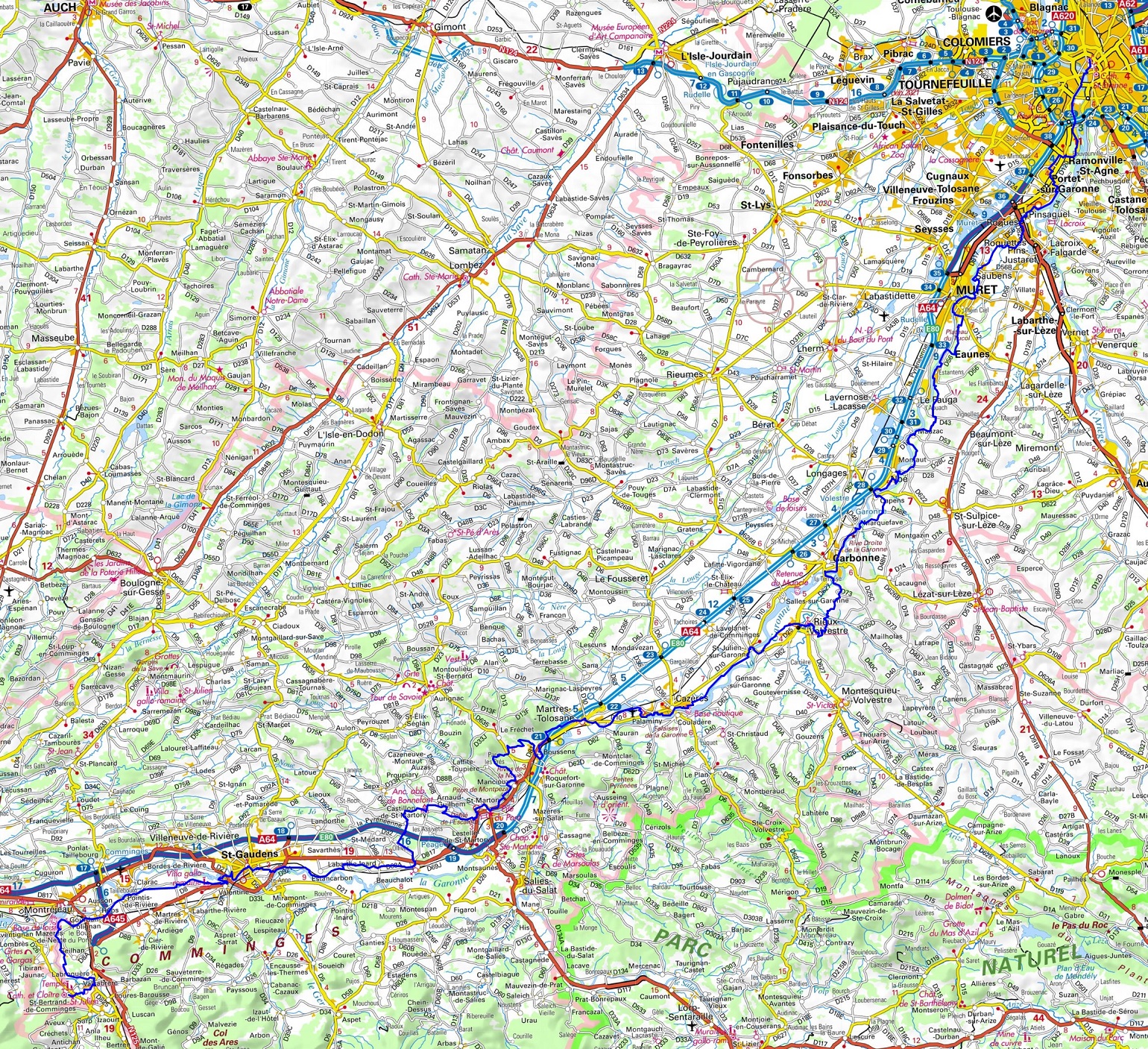GR®861 Via Garona vers St Jacques de Compostelle 1