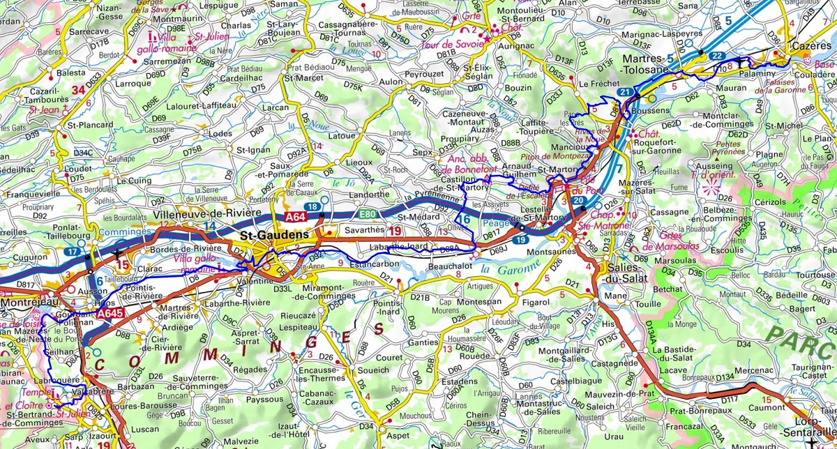 GR861 Via Garona From Cazeres to St-Bertrand-de-Comminges (Haute-Garonne) 1