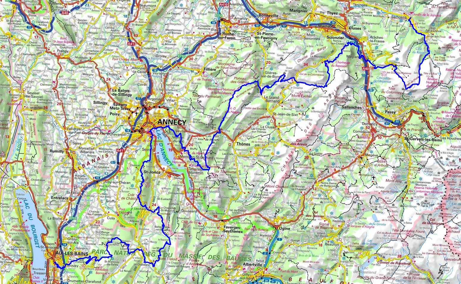GR96 Randonnée de Samoëns (Haute-Savoie) à Aix-les-Bains (Savoie) 1