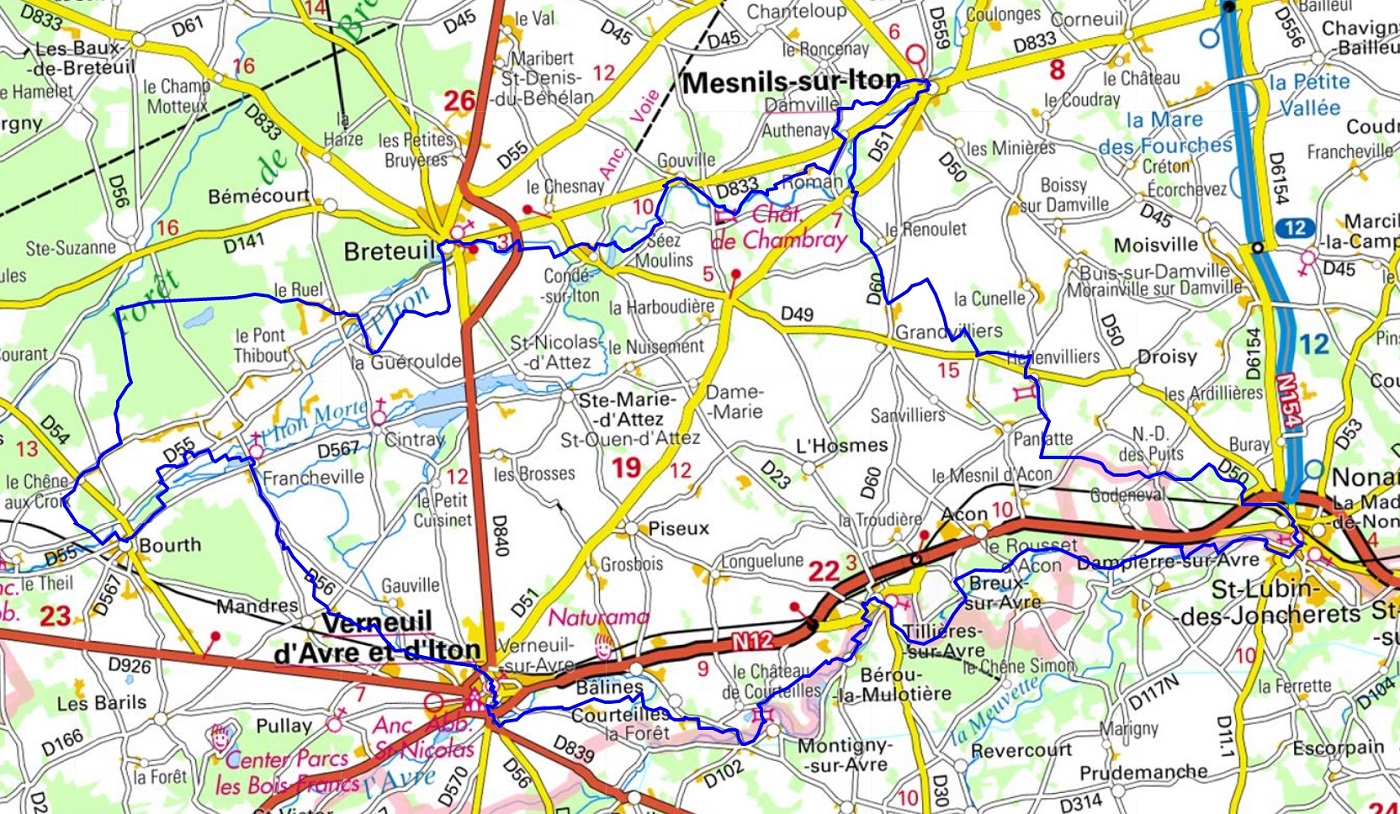 Hiking around Pays d'Avre et d'Iton (Eure) 1