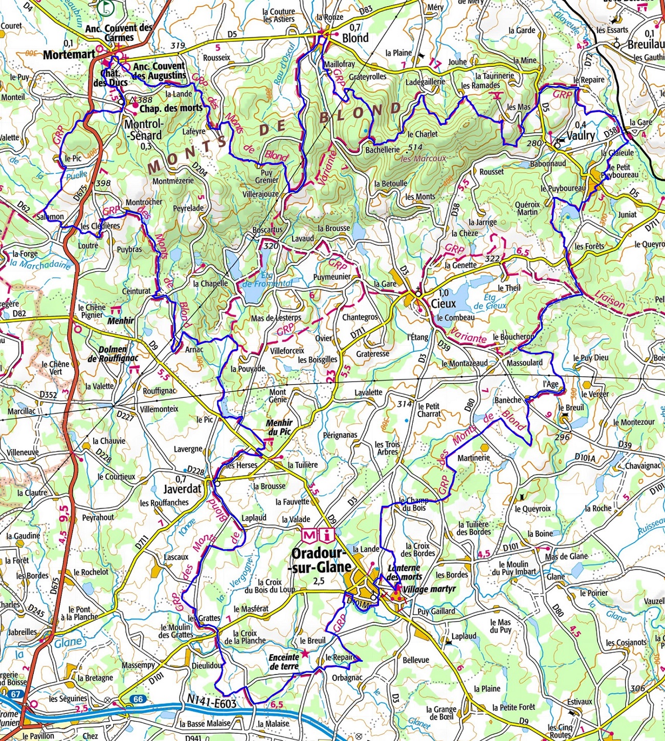 Hiking around Blond Hills (Haute-Vienne) 1