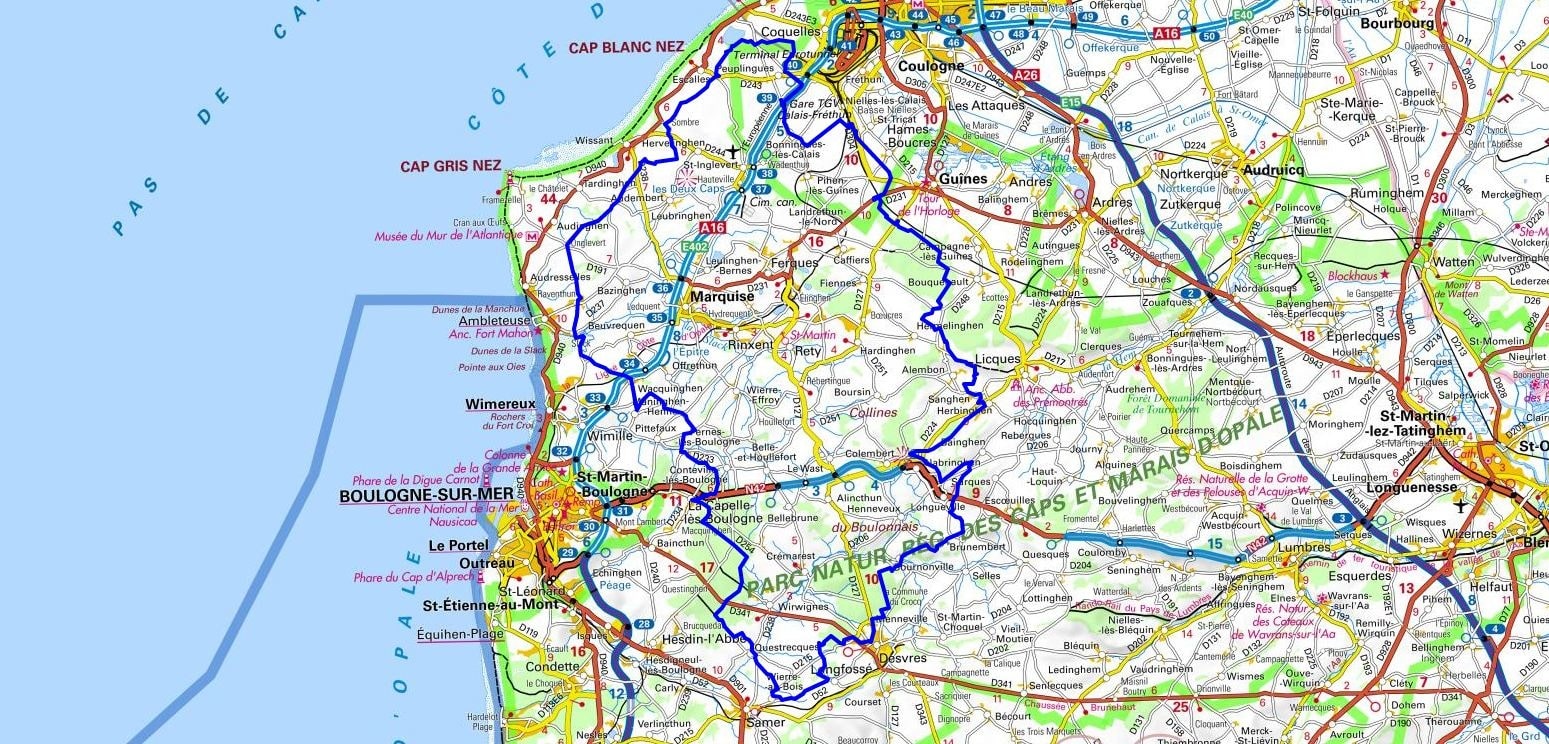 Randonnée autour du Boulonnais (Pas-de-Calais) 1