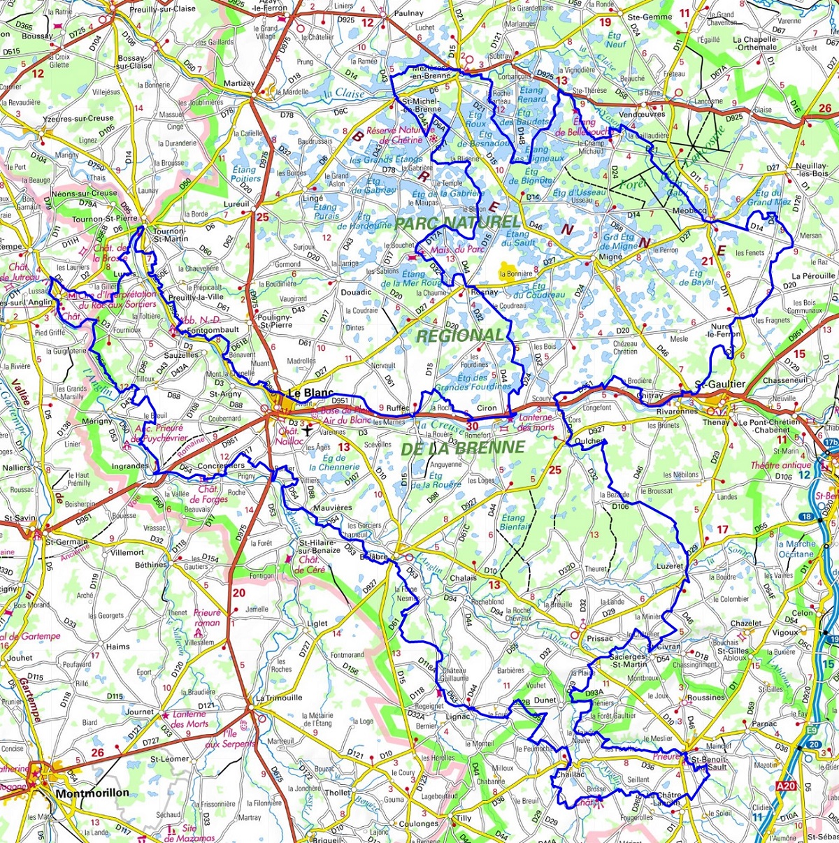Hiking around Brenne country (Vienne, Indre, Indre-et-Loire) 1