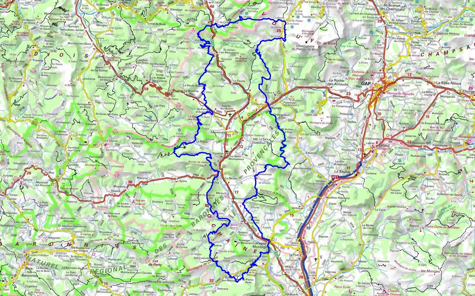 Randonnée autour du Buëch (Hautes-Alpes, Drôme) 1