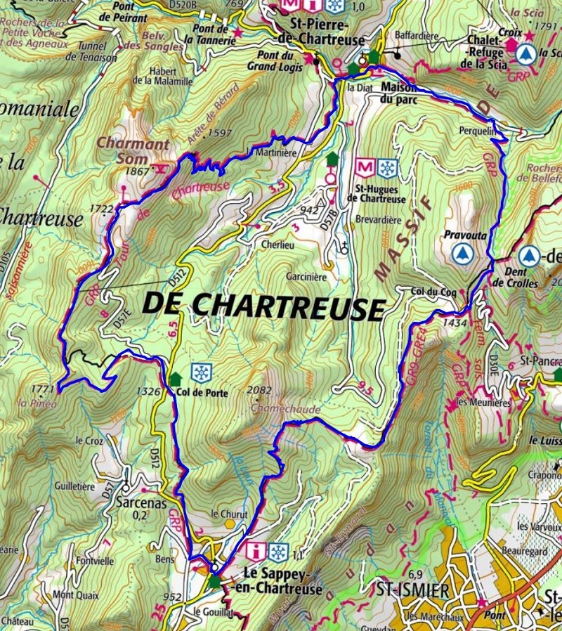 Hiking around Chamechaude (Isere) 1