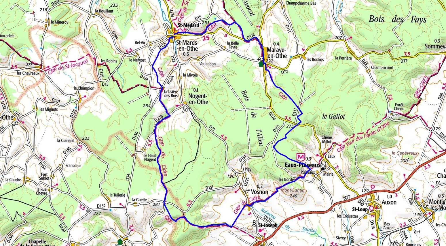 Hike on Cider tour in the Pays d’Othe (Aube, Yonne) 1