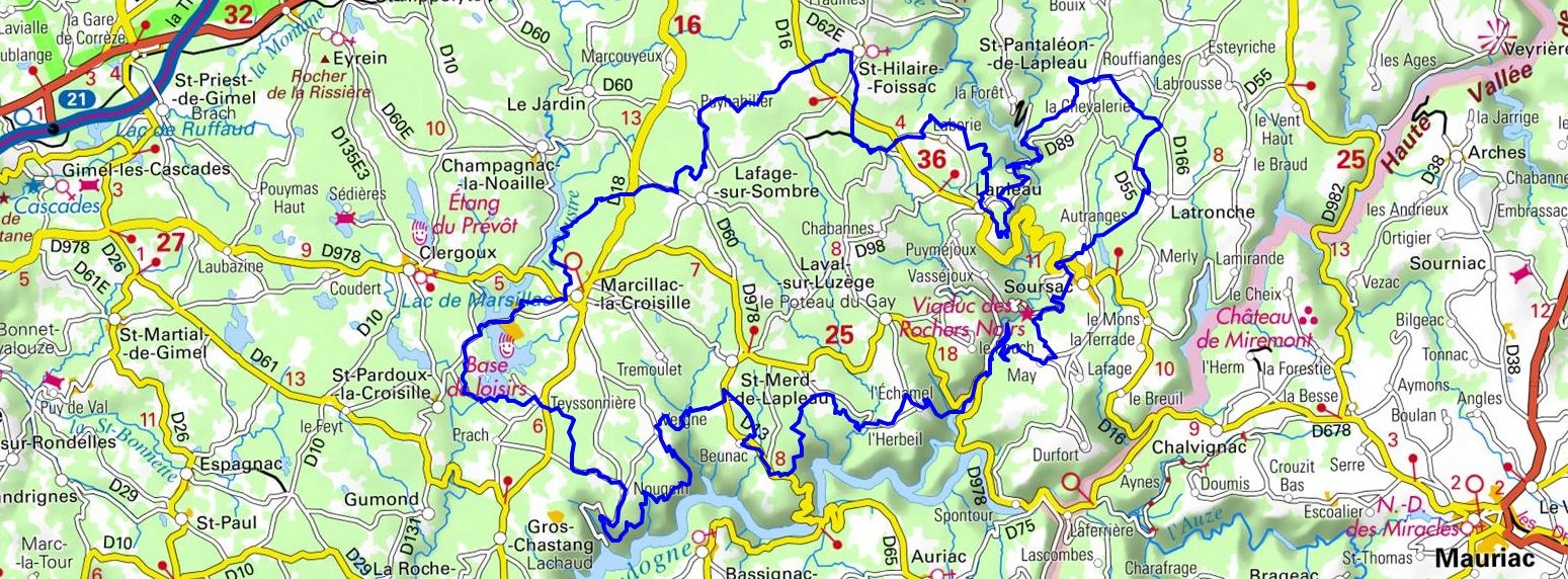 Randonnée avec le Tour entre Dordogne et Ventadour (Corrèze) 1